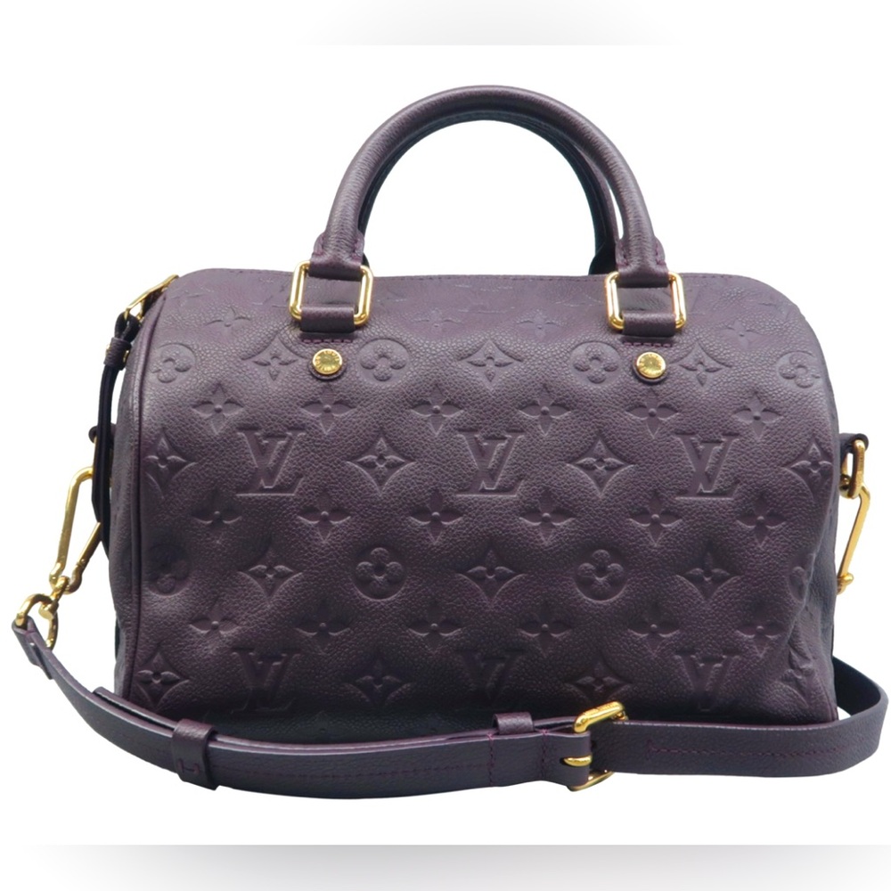 SOLD! Do Not Purchase! Louis Vuitton Speedy Bandouliere 25 in Purple Monogram - Picture 1 of 12